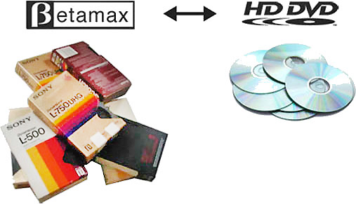 conversione da betamax o video2000 in dvd video