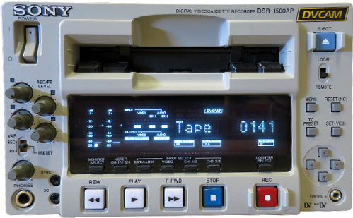 Recorder DSR-1500ap DVCAM minidv mini dv dvcam